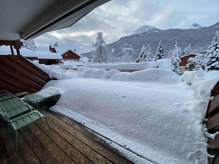 Appartement 4 Pers Grande Terrasse Vue Pistes Ski Сен-Шаффре Екстер'єр фото